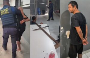 Homem é preso após ameaçar passageiros com facão em VG