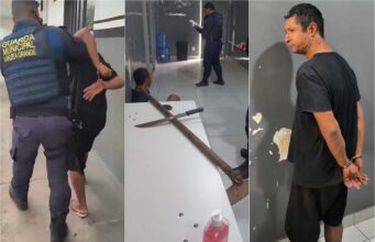 Homem é preso após ameaçar passageiros com facão em VG