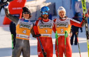 Lucas Pinheiro Braathen é prata no slalom gigante na Copa do Mundo de Esqui Alpino 2025/2026 em Alta Badia