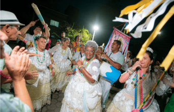 Com fortalecimento das expressões culturais, Cortejo Tecendo Territórios encerra a 6ª Teia Nacional — Ministério da Cultura